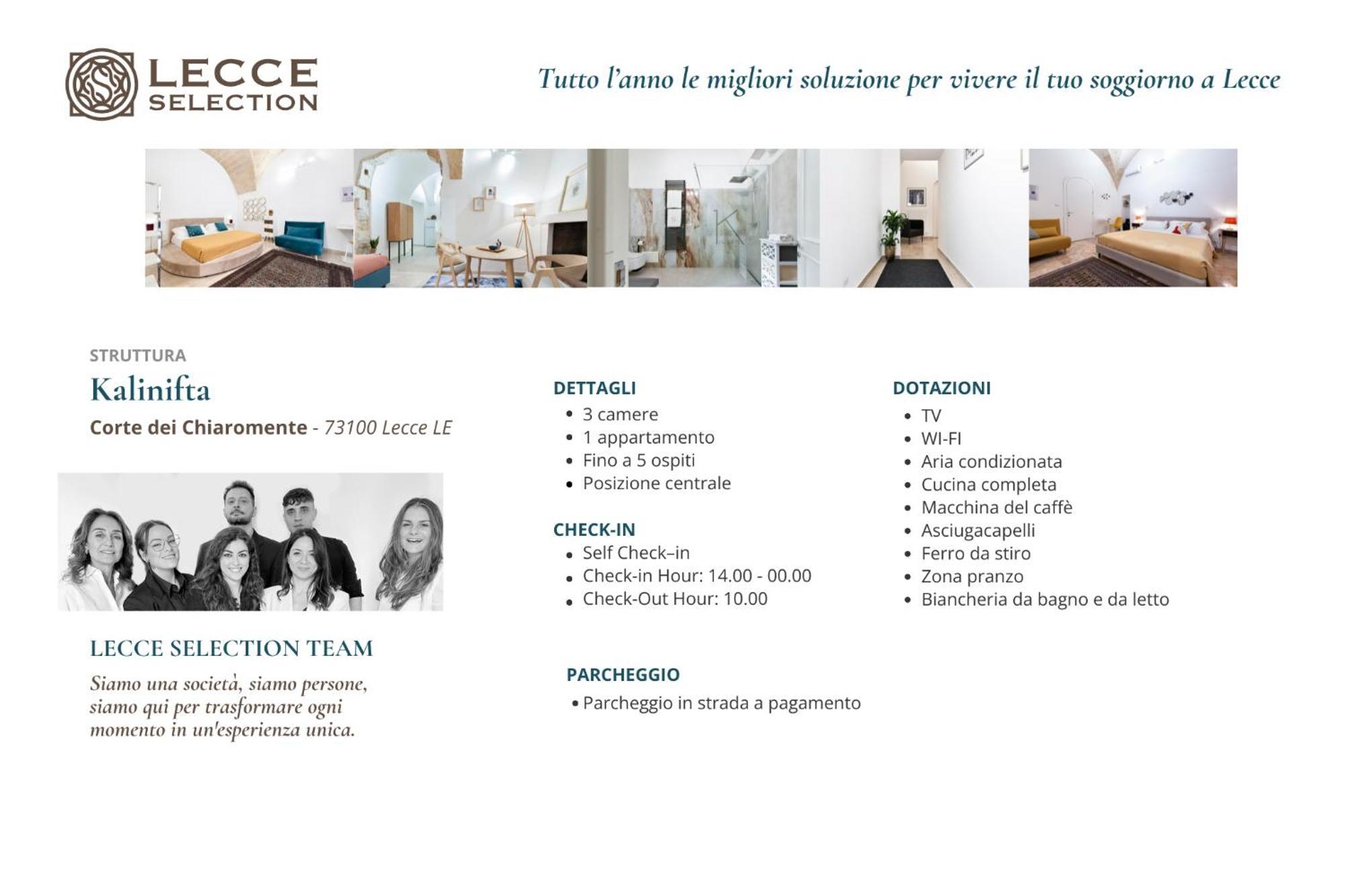 Kalinifta - Lecce Selection Bed & Breakfast Екстериор снимка